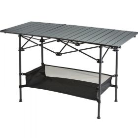 120 X70 X55CM Portable Outdoor Folding Picnic Table With Portable Bag, Not Shipped On Weekends, Prohibited From Sale On Amazon (Color: BLACK)