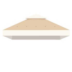 10x10ft 2T Tent Top Ivory (Warehouse: US)